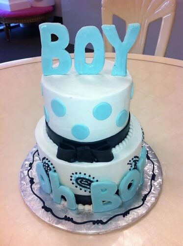 Cyndol McNeil boy cake